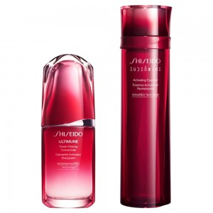 Shiseido Ultimune Power Infusing Serum & Eudermine Essence Bundle