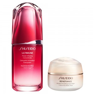 Shiseido Ultimune Power Infusing Serum & Benefiance Eye Cream Bundle