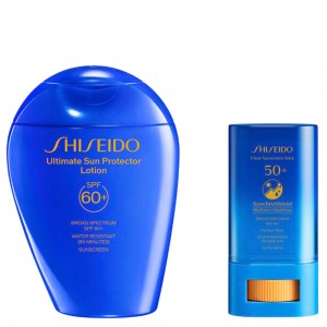 Shiseido Ultimate Sun Protector Lotion & Clear Stick Bundle