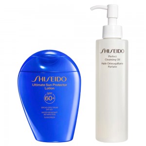 Shiseido Ultimate Sun Protector Lotion & Cleansing Oil Bundle