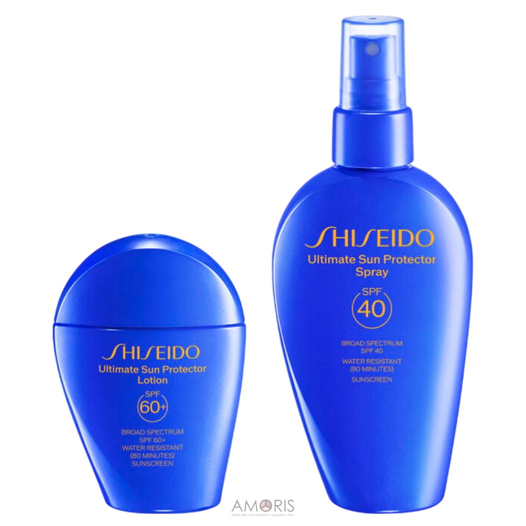 Набор солнцезащитного лосьона и спрея для лица и тела