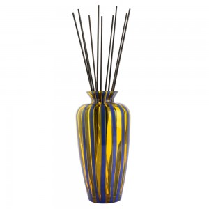 The Merchant Of Venice Yellow & Blue String Perfume Diffuser Vase