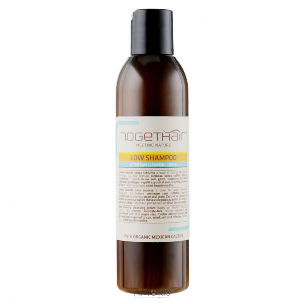 Бессульфатный шампунь-крем для волос после пребывания на солнце